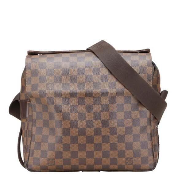 LOUIS VUITTON Brown Damier Leather Shoulder Bag
